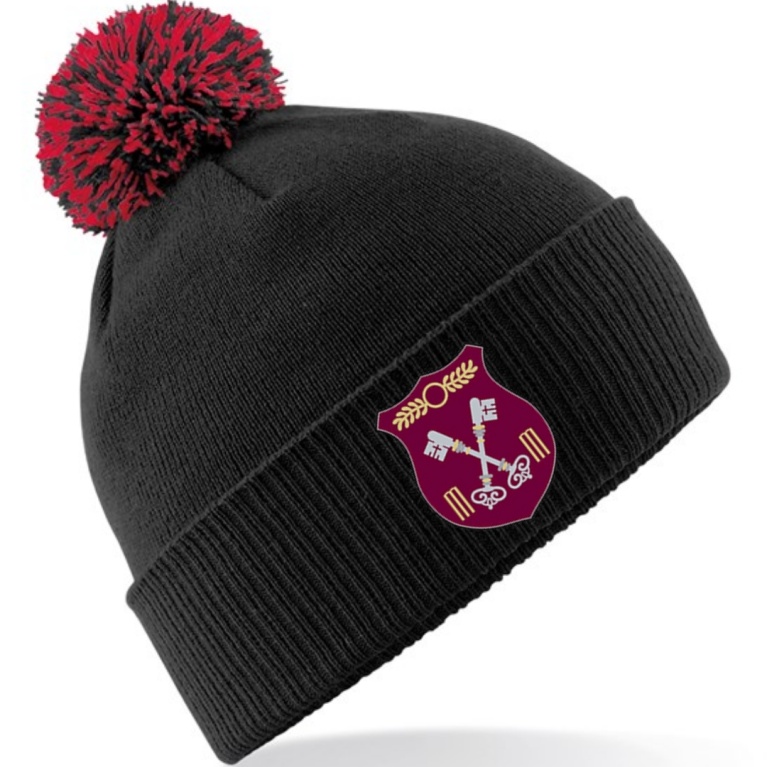 Snowstar Beanie - Black/Red